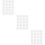 60Pcs White Cross Stitch DIY Plastic Mesh Sheet Durable for Craft Use 9