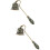 2pcs Candle Extinguisher Metal Candlestick Candle 7