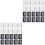 200Pcs Assorted Color Cable Clamp Self Adhesive Multi-Purpose Mounts 3
