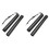 2Pcs Adjustable Strap Poster Holder Tube Black ABS 3