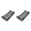 2Pcs Foldable Grey Clothes Organizer Bags with Clear Window Storage 9