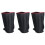 3 Pcs Drum Backpack Cymbal Carrying Case Bag Shoulder Black 4