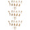 36Pcs Dinosaur Skeleton Models Durable Khaki Simulation Toys for Decor 6