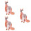 3Pcs Kids Animal Plaything Educational Durable Toy Realistic Models 7