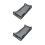 2Pcs Foldable Grey Clothes Organizer Bags with Clear Window Storage 5