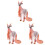 3Pcs Kids Animal Plaything Educational Durable Toy Realistic Models 2