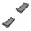 2Pcs Foldable Grey Clothes Organizer Bags with Clear Window Storage 7