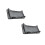 2Pcs Foldable Grey Clothes Organizer Bags with Clear Window Storage 8