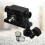 2Pcs Water Transfer Pump Electric Drill Drive Large Flow Black Case 10
