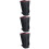 3 Pcs Drum Backpack Cymbal Carrying Case Bag Shoulder Black 8