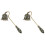 2pcs Candle Extinguisher Metal Candlestick Candle 4