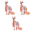 3Pcs Kids Animal Plaything Educational Durable Toy Realistic Models 3