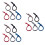 15Pcs Elastic Glasses Cord Adjustable Sunglass Holder Strap Multicolor 3