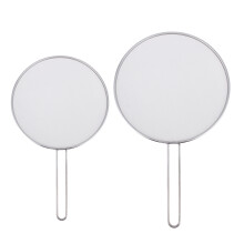 6Pcs Silver Stainless Steel Splatter Screen Pot Lid for Cooking Use