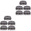 10Pcs Portable Plastic Flowerpot Storage Base Decorative Stand 6