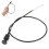 Black Atv Choke Pull Cable Plastic Metal Reliable Motorcycle Part 9