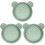 3Pcs Portable Silicone Sand Sifters Interactive Toys 2