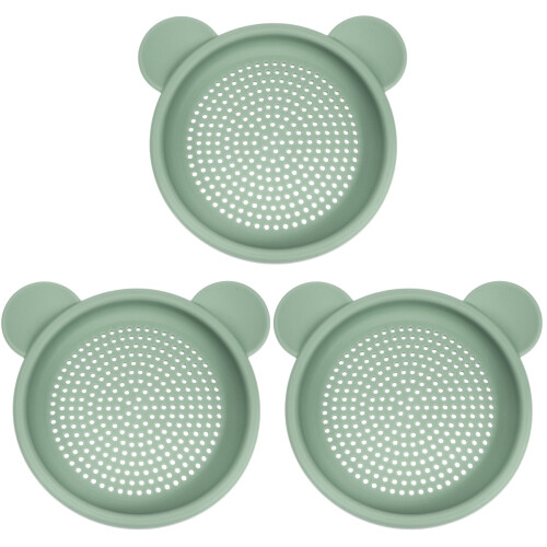 3Pcs Portable Silicone Sand Sifters Interactive Toys 1