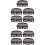 10Pcs Portable Plastic Flowerpot Storage Base Decorative Stand 8
