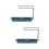2Pcs Retractable Blue Sink Rack Kitchen Holder 6