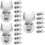 18Pcs Silver Cat Clasp Locks Bag Decorations Replacement Accessories 9