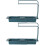 2Pcs Retractable Blue Sink Rack Kitchen Holder 4
