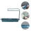 2Pcs Retractable Blue Sink Rack Kitchen Holder 8