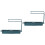 2Pcs Retractable Blue Sink Rack Kitchen Holder 3