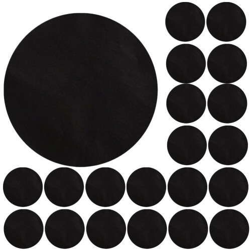2500Pcs Leakproof Paper Pads Black Coffee Cup Sealing Film Disposable 1