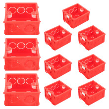 30Pcs White External Installation Boxes Floating and Down Fixing
