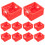 30Pcs White External Installation Boxes Floating and Down Fixing 6