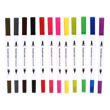 3Sets Colorful 12 Colors Watercolor Painting Pens Double Head Design