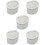 5Pcs Bedside Storage Organizer in White for Accessories 7