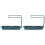 2Pcs Retractable Blue Sink Rack Kitchen Holder 2