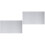 2Pcs Portable Home Projection Screen Grey Polyester Wrinkle-Resistant 4