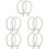 10Pcs Practical Decorative Letter Charm Chain for Cup Handles and Keys 7