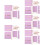 5Sets Handmade DIY Bag Kit Violet PU Chain Bag Making Set 8