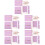 5Sets Handmade DIY Bag Kit Violet PU Chain Bag Making Set 4