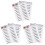 6Pcs Black Imitation Eyebrow Stickers Easy Use Eyebrow Tool for Makeup 2