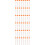 60Pcs Orange Clear Needle Bottles Durable Plastic Needle Storage Tubes 5