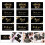 72Pcs High-Class Black Festival Blessing for Notes 5