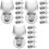 18Pcs Silver Cat Clasp Locks Bag Decorations Replacement Accessories 5