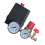 2Pcs Easy-Install Air Compressor Pump with Air Pressure Control Black 9