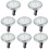 8Sets White Vehicle Clocks Mini Adhesive Auto Dashboard Digital Clock 5