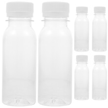 24 Pcs Milk Bottle Transparent The Pet