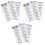 6Pcs Black Imitation Eyebrow Stickers Easy Use Eyebrow Tool for Makeup 3