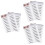 6Pcs Black Imitation Eyebrow Stickers Easy Use Eyebrow Tool for Makeup 5