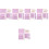 5Sets Handmade DIY Bag Kit Violet PU Chain Bag Making Set 2