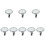 8Sets White Vehicle Clocks Mini Adhesive Auto Dashboard Digital Clock 3