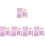 5Sets Handmade DIY Bag Kit Violet PU Chain Bag Making Set 3